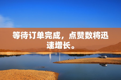等待订单完成,点赞数将迅速增长。 第2张 等待订单完成,点赞数将迅速增长。 第2张