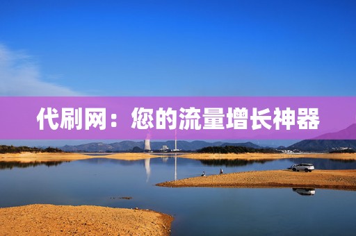 代刷网:您的流量增长神器 第2张 代刷网:您的流量增长神器 第2张