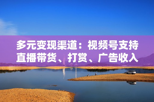 多元变现渠道:视频号支持直播带货、打赏、广告收入等多种变现方式。 第2张 多元变现渠道:视频号支持直播带货、打赏、广告收入等多种变现方式。 第2张