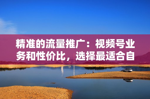 精准的流量推广:视频号业务和性价比,选择最适合自己需求的服务商。 第2张 精准的流量推广:视频号业务和性价比,选择最适合自己需求的服务商。 第2张