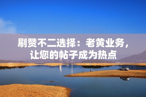 刷赞不二选择:老黄业务,让您的帖子成为热点 第2张 刷赞不二选择:老黄业务,让您的帖子成为热点 第2张