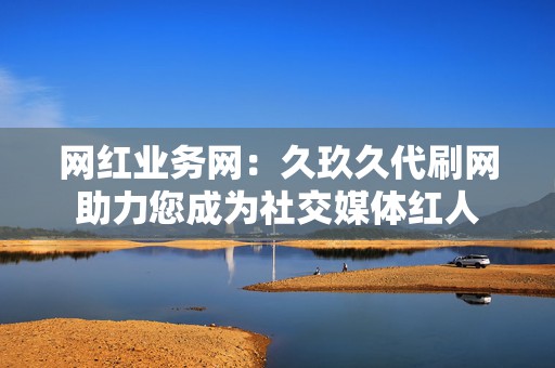 网红业务网：久玖久代刷网助力您成为社交媒体红人  第2张