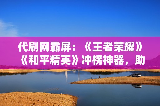 代刷网霸屏:《王者荣耀》《和平精英》冲榜神器,助力上王者 第2张 代刷网霸屏:《王者荣耀》《和平精英》冲榜神器,助力上王者 第2张
