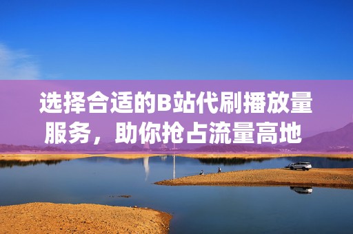选择合适的B站代刷播放量服务，助你抢占流量高地 (选择合适的B10和BR10)